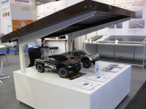 Solar-Carport en miniature